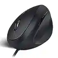 shoplease Wired Ergonomic Mouse, Optical Vertical Mouse with 3 Adjustable DPI 800/1200/1600, 6 Buttons USB Computer Mouse for PC and Laptop