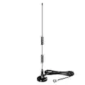 Bingfu 20-1300MHz Police Scanner Antenna Radio Scanner Magnetic Base Antenna HF VHF UHF Two Way Ham Radio BNC Male Antenna Compatible with Uniden Bearcat Whistler Radio Shack Police Radio Scanner