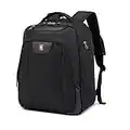 SWISSGEAR Carry-On Backpack with Quick Access Laptop Section - Fits laptops up to 17.3-Inch and Tablets - Black (SWA2328BD)