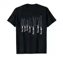 Kit de couteaux de boucherie Couteau de cuisine T-Shirt