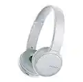 Sony WH-CH510 - Cuffie wireless on-ear - Bluetooth - compatibili con Google Assistant e Siri - Batteria fino a 35 ore - Ricarica Rapida (10 min. per 90 min. di riproduzione) - Bianco