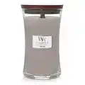 WoodWick Large Hourglass Candle Fireside, Gray, 21 Ounce