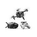 DJI FPV Combo- First-Person View Drone, Quadcopter, 4k Vidéo, FOV 150º, Expérience de Vol FPV Immersive, Transmission Vidéo HD à Faible Latence, Freinage d’urgence et Vol Stationnaire, Gris