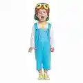 Disguise Tom Tom Costume for Kids, Official Cocomelon Costume Outfit, Toddler Size Medium (3T-4T)