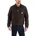 Carhartt Men's Duck Detroit Jacket (Regular and Big & Tall Sizes), Dark Brown, Medium