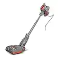 Shark Rocket Corded Bagless Stick Vacuum for Carpet and Hard Floor Cleaning with Swivel Steering (HV302), Gray/Orange