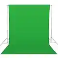 MOUNTDOG Green Screen Backdrop 6.5 x 10 ft Photography Studio Background Screen for Photos