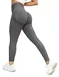 Voqeen Pantalones de Adelgazantes Push Up Mujer Leggins Reductores Adelgazantes Leggings Pantalones de Yoga Anticeluliticos Cintura Alta Mallas Fitness (Gris, L)