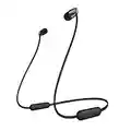 Sony WI-C310 Bluetooth Wireless In-Ear Headphones with Mic, up to 15h battery life, Black