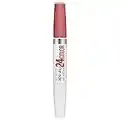 Maybelline Super Stay 24, 2-Step Liquid Lipstick, Long Lasting Highly Pigmented Color with Moisturizing Balm, Frosted Mauve, Mauve Pink, 1 oz