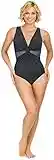 KIRKLAND SIGNATURE Miraclesuit Maillot de bain avec col en V plongeant et torsade ferme Noir Taille 40 - 44