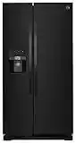 Kenmore 36" Side-by-Side Refrigerator and Freezer with 25 Cubic Ft. Total Capacity, Black