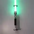 Spada laser per montaggio a parete verticale Porta spada laser Espositore per spade laser in acrilico per Display Lightsaber wall (Nero, tieni 1 spada laser)