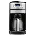 Cuisinart DGB-400 Automatic Grind and Brew 12-Cup Coffeemaker with 1-4 Cup Setting and Auto-Shutoff, Black/Stainless Steel