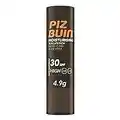 Piz Buin, Stick Solare per Labbra, Moisturising, Protezione Alta 30SPF, Aloe Vera, Filtro Solare UVA/UVB, 4,9g