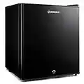 Subcold Aire30 LED Mini Fridge | 30L Table Top Model | Quiet Frost Free Fridge for Bedrooms & Hotels | Lockable with Solid door & interior LED light (Black)