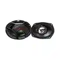 JVC CS-DR6930 Altavoces Coaxiales de 3 vías de 15 x 23 cm | Altavoces para el coche con Sonido Envolvente. Woofer con cono de Carbono y Mica, Medios de Cono y Tweeter Balanceado. Color Negro