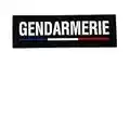 Bandeau Gendarmerie PVC 3D (Gilet YAKEDA) 22 x 7 cm