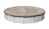 Pool Mate 5724-4 Sandstone Round Winter Pool Cover, 24-ft. Pool