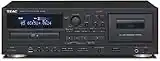 Teac AD-850 - Reproductor Cassette y CD, Negro