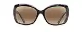 Maui Jim Women's Orchid Polarized Fashion Sunglasses, Tortoise w/Peacock/HCL® Bronze, Medium