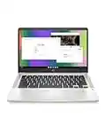 HP Chromebook 14 Laptop, Intel Celeron N4120, 4 GB RAM, 64 GB eMMC, 14" HD Display, Chrome OS, Thin Design, 4K Graphics, Long Battery Life, Ash Gray Keyboard (14a-na0226nr, 2022, Mineral Silver)