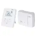 Emos Termostato inalámbrico OpenTherm, regulador de Temperatura Digital programable para calefacción o Aire Acondicionado, 9 programas, protección contra heladas, ON-Off, P5611OT