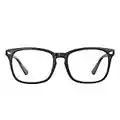 Maxjuli Blue Light Blocking Glasses,Computer Reading/Gaming/TV/Phones Glasses for Women Men (Matt Black)