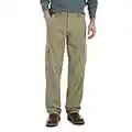 Wrangler Authentics Men's Relaxed Fit Cargo Pant (Logan), British Khaki Twill, 36W x 32L