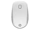 HP Ratón inalámbrico delgado blanco Z5000 Bluetooth con luz indicadora de batería LED, control ambidiestro