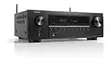 Denon AVR-S660H 5.2-Kanal AV-Receiver, Dolby Surround Sound, 6 HDMI Eingänge und 1 Ausgang, 8K HDMI, Bluetooth, WLAN, AirPlay 2, HEOS Multiroom, Alexa kompatibel, Schwarz