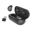 Avantree Ace 130T Casque sans Fil pour PC Ordinateur Portable avec Adaptateur USB, Plug & Play, Codec aptX Adaptive, Bluetooth 5.2 Audio Écouteurs avec Micro Antibruit pour des Appels Clairs, 36Hrs