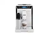 DeLonghi Eletta Fully Automatic Espresso, Cappuccino and Coffee Machine with One Touch LatteCrema System and Milk Drinks Menu (Renewed) (White, ECAM44660W)