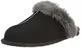 UGG Women's Scuffette Ii Slipper, Black/Grey, 7