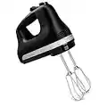 KitchenAid KHM512BM 5 Speed Hand Mixer, Black Matte, 1 inch count of 3