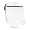 SmartBidet SB-1000 Electric Bidet for Elongated Toilets with Remote Control Electronic Heated Toilet Seat with Warm Air Dryer & Temperature Controlled Wash Functions, White