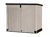 Keter 250001 Store It Out Pro Outdoor Storage Shed, 145.5 x 82 x 123cm Beige/Brown