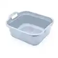 Addis 518355 Eco Made from 100 percent Recycled Plastic Washing up Bowl with twin handle, 9.5 litre, Light Grey