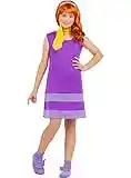 Funidelia | Déguisement Daphne - Scooby Doo pour fille Scooby Doo, Dessins Animés - Déguisement pour Enfant et accessoires pour Halloween, carnaval et fêtes - Taille 10-12 ans - Violet