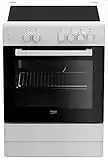 BEKO Conjunto de Horno y Vitroceramica FSS67000GW 71 L 60 cm Blanco (4 Zonas de coccion), Ceramic