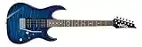 Ibanez 6 String Solid-Body Electric Guitar, Right, Blue (GRX70QATBB)