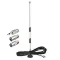 Bingfu DAB FM Antenna Magnetic Base FM Radio Aerial for Denon Pioneer Marantz Sherwood Indoor Digital DAB Radio FM Radio Bluetooth Stereo Receiver AV Audio Vedio Home Theater Receiver