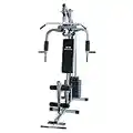 Muscle Mad Home Gym Cable Pulley Trainer, LAT Pulldown Station Home Multi Gym with 68Kg Weight Stack with Pulley, Arm, and Leg Workout Station for Weightlifting and Bodybuilding