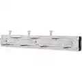 Rev-A-Shelf BRC-12CR 12 Inch Chrome Pull Out Belt Rack Closet Storage Organizer with Mounting Hardware