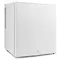 Subcold Aire30 LED Mini Fridge | 30L Table Top Model | Quiet Frost Free Fridge for Bedrooms & Hotels | Lockable with Solid door & interior LED light (White)