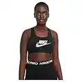 Nike Dri Fit Swoosh CB Futura Gx Reggiseni Black/White/Particle Grey XS