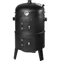 TecTake Barbacoa Barbecue Grill con Carbón Vegetal Parrilla Fumador - varios modelos - (3en1 BBQ fumador/parrilla | no. 400820)