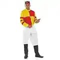 Fun Shack Horse Jockey Fancy Dress Men, Jockey Costume Adult Men, Jockey Outfits Fancy Dress Costume Men, Jockey Outfit Men, Medium