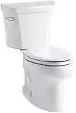 KOHLER K-3978-0 Wellworth Elongated 1.6 gpf Toilet, White