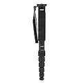 A-555 6-Section Compact Portable Photography Aluminum Alloy Monopod Unipod Stick Compatible with Nikon Canon Sony Pentax Camera Max. Load 10kg / 22lbs